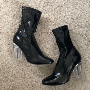 Perplex heel ankle boots
